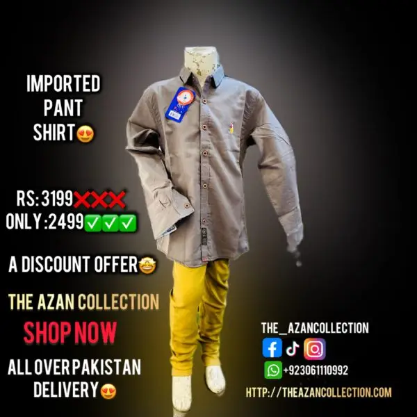 Imported Kids Pant shirt - Image 5