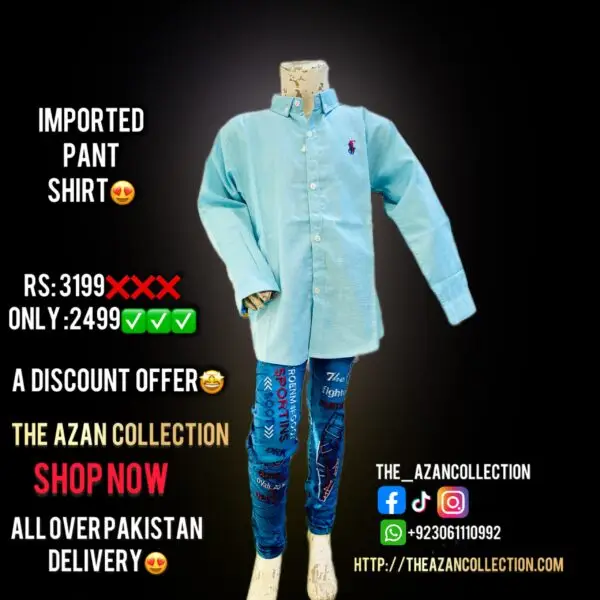 Kids Imported Pant Shirt